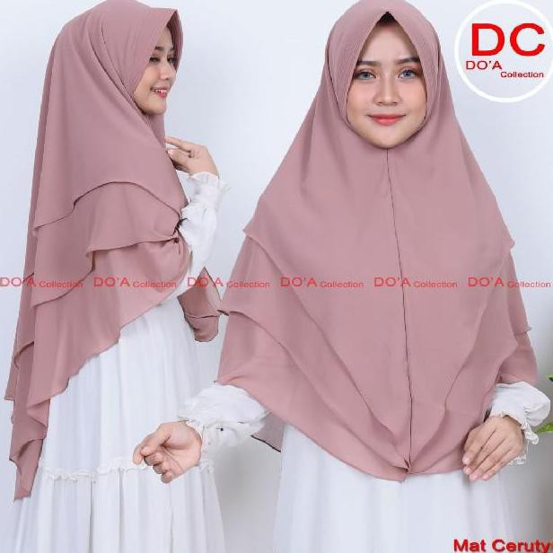 Terb4Ru Ceruty 3 Layer Ped Pinguin Kerudung Ceruty Babydoll Hijab Ping Manaf478.Olshop