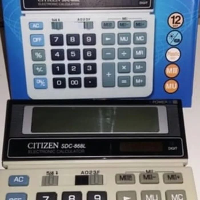 

Habisin Stock Murah Flash Sale Kalkulator Calculator Citizen Sdc 868L 12Digit Ry106