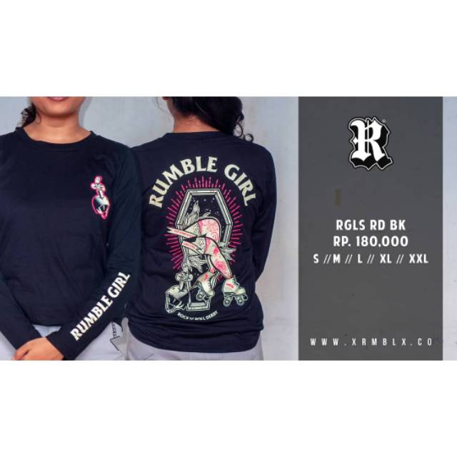 rumble original RGLS RD BK, ilbabalanos_store  official reseller rumble cloth bali