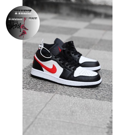 Nike Air Jordan 1 Low Siren Black Red Thez_Shoesone