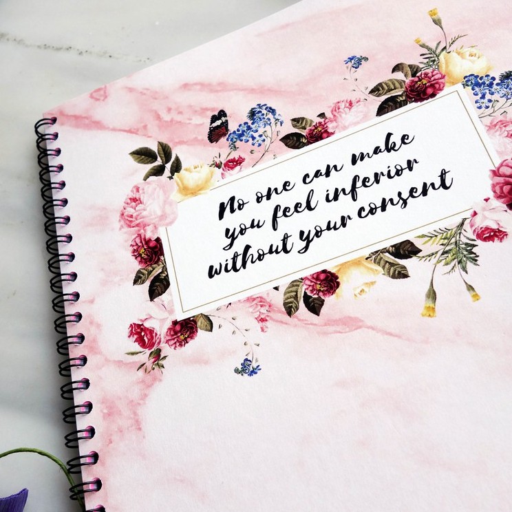 

INFERIOR PINK MARBLE Spiral Ruled Notebook Diary Journal Office School Supplies Buku Tulis