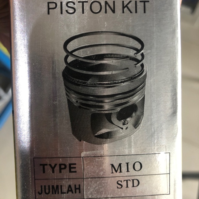 Piston Seher Kit Yamaha Mio Komplit Set Ring Seker Oversize Os Std 25 50 75 100 Paket Pen Laher Bambu Old-1