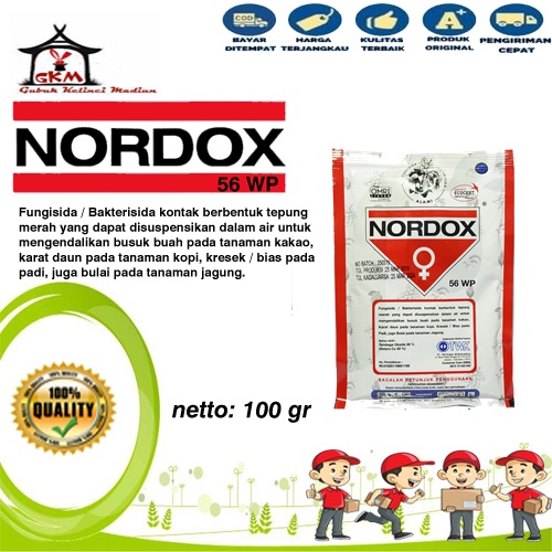 Nordox 56 WP 100 gr, Fungisida Bakterisida