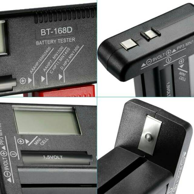 BT-168D Cek Tes Baterai Digital Battery Tester