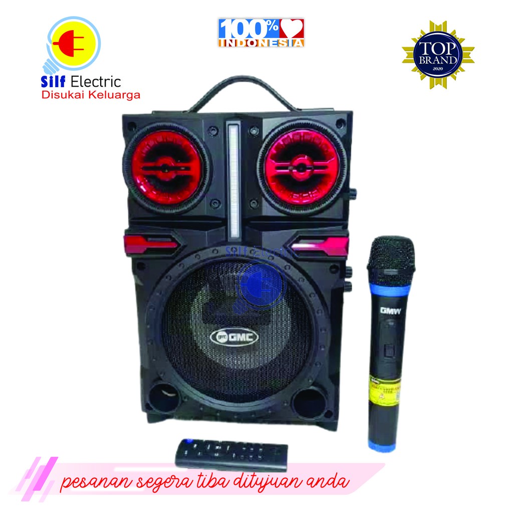 GMC 897Q Speaker Portable Ampli Meeting BLUETOOTH