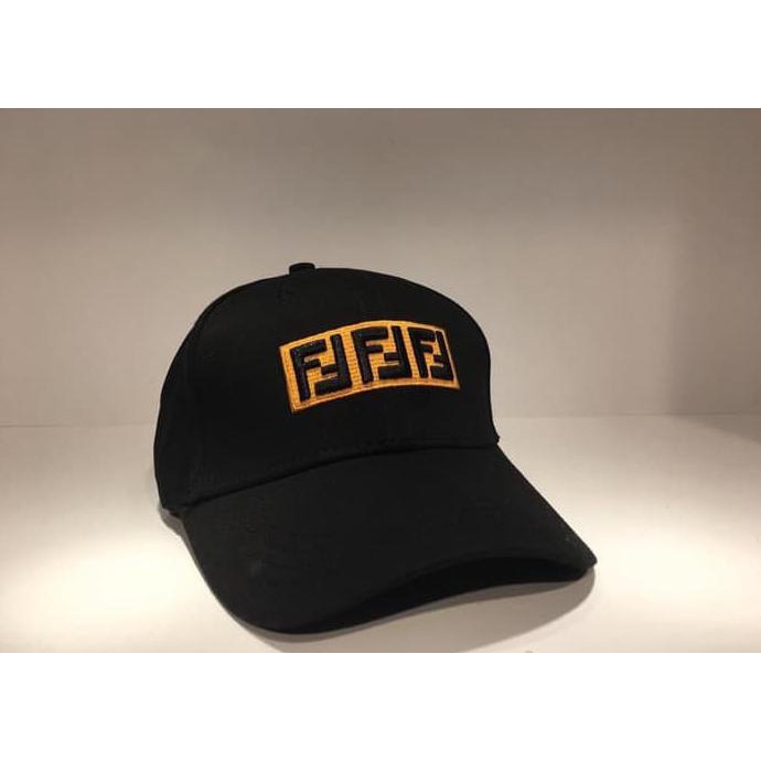 Ready Stok - Topi Fendi - Hitam