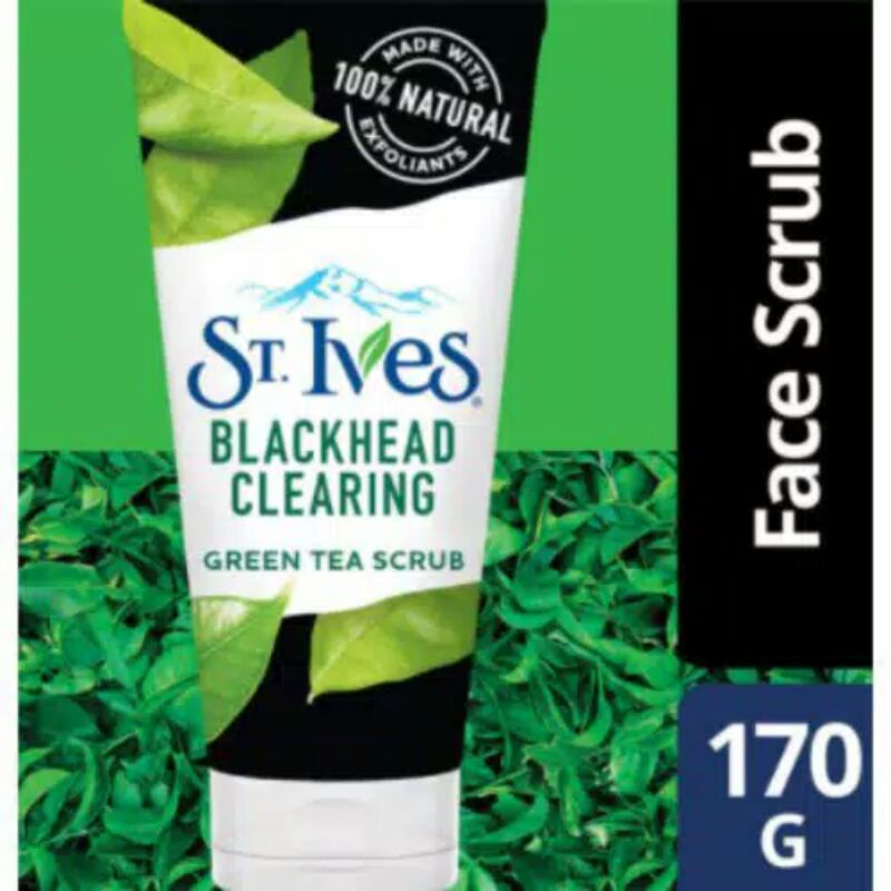 PROMOO!!! St Ives Blackhead Clearing Green Tea 170GR EXP 2025