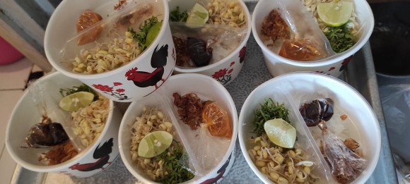 Sekat  - Inner Tray - Paper Bowl 650 Ml & 800 Ml  Food Grade (100pcs)