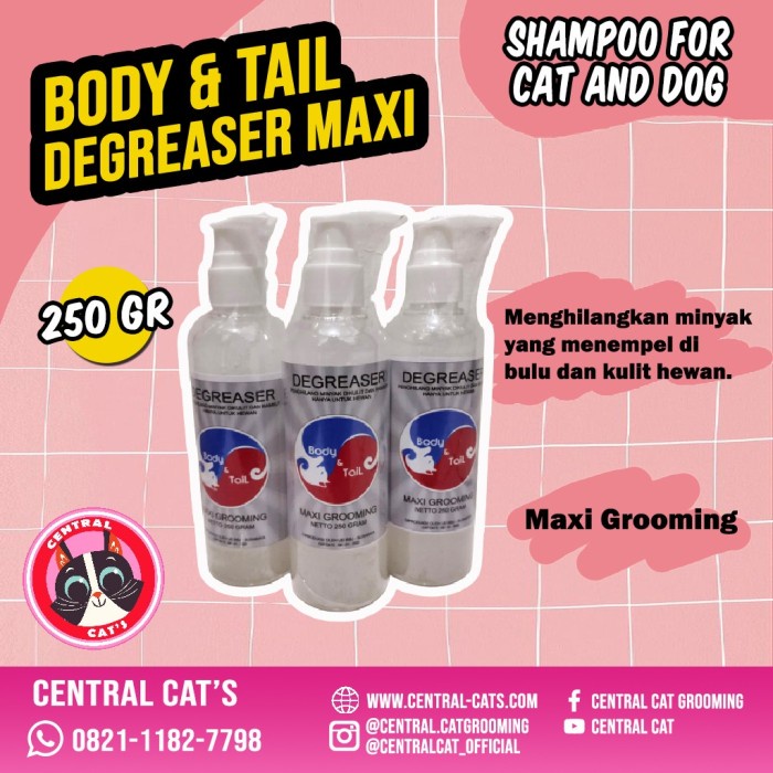 Maxi Grooming Body & Tail Degreaser 250 Gram