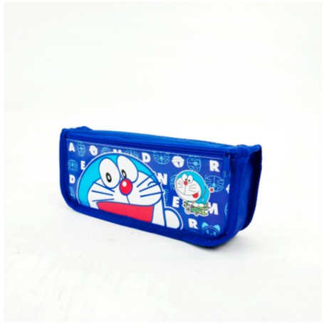 Bigzoo Kotak Pensil Tempat Simpan Alat Tulis Perlengkapan Sekolah ATK Kantor Tempat Pensil Doraemon