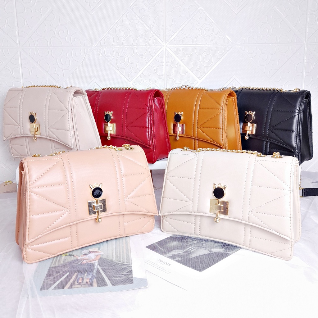 Tas Wanita Mewah Selempang Slingbag Rantai KD029 KD032 KD037 KD039 KD040