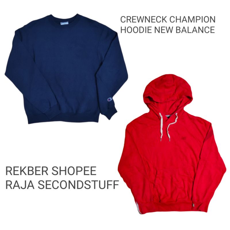 Rekber Hoodie NB + Cn Champion