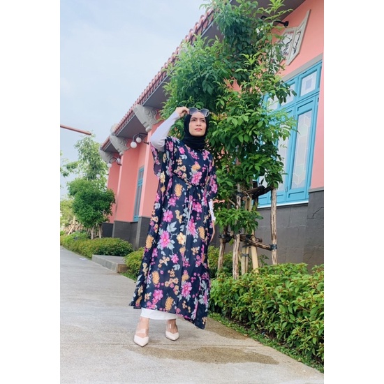 Outer Maxi Dres Motif/Bisa COD/Bisa sampe xxl