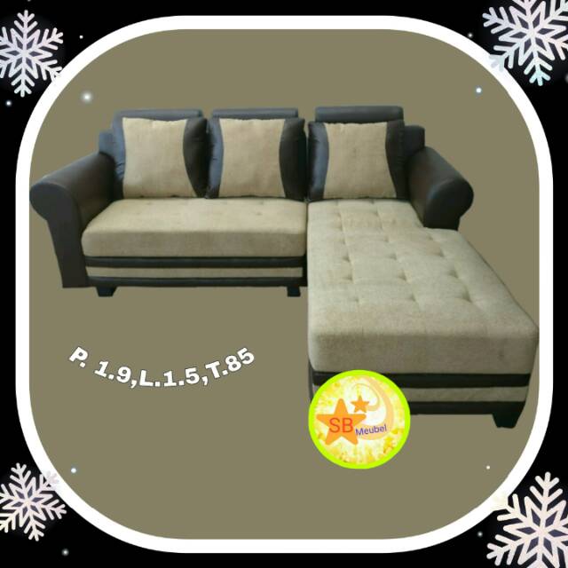 SOFA SANTAI MINIMALIS MURAH (TANPA MEJA)