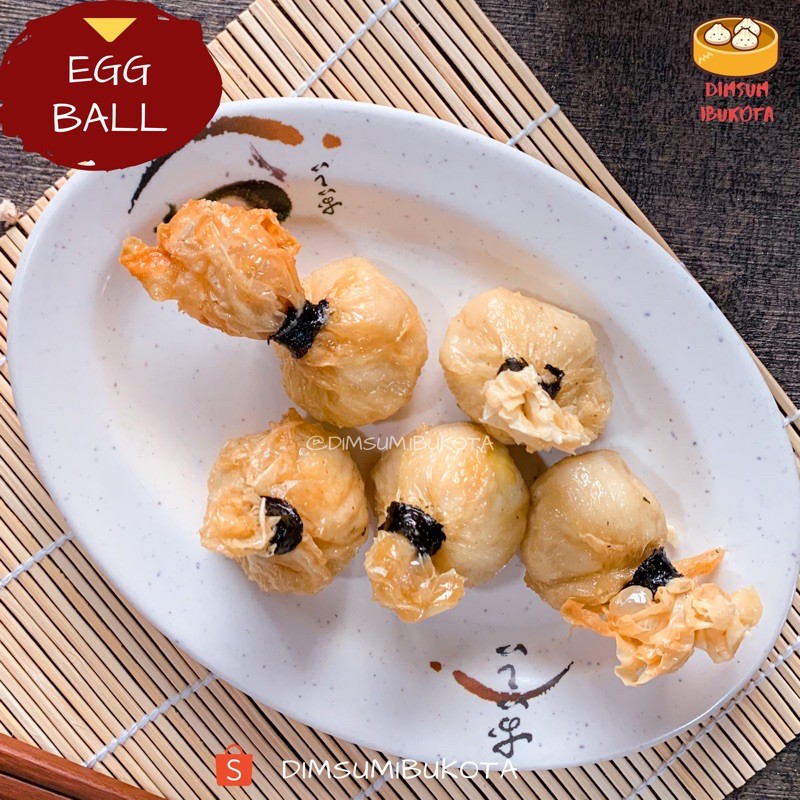 

Premium Eggball isi telur puyuh frozen bento halal jakarta - Dimsum Ibukota