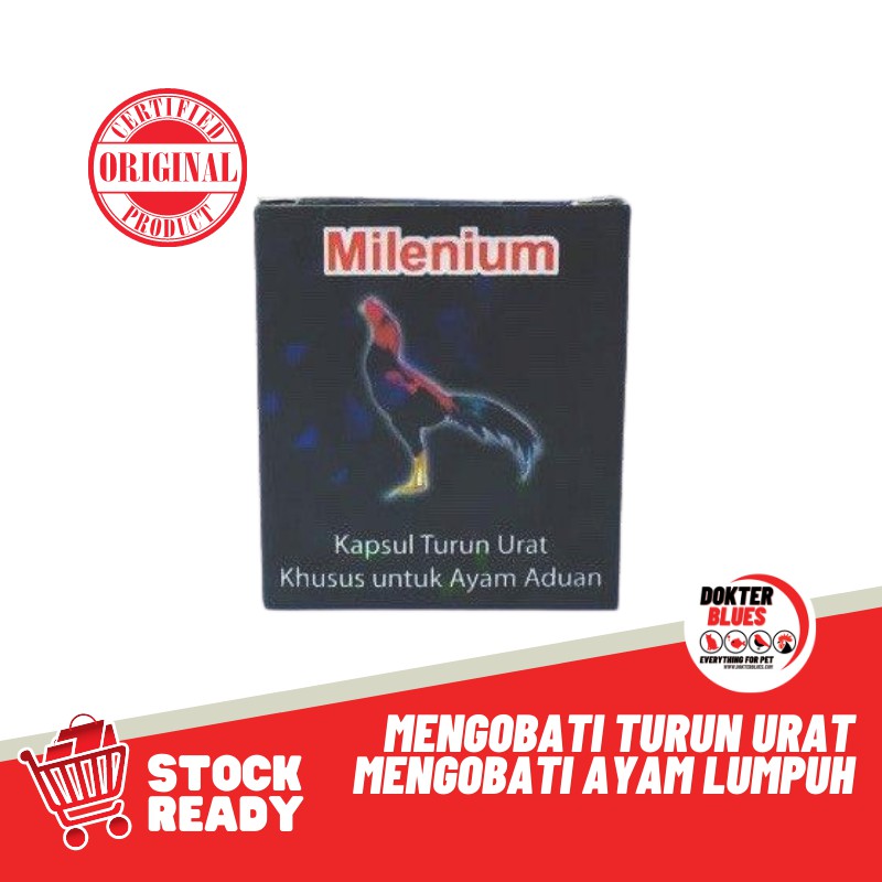 Milenium Original Kapsul Obat Ayam Turun Urat