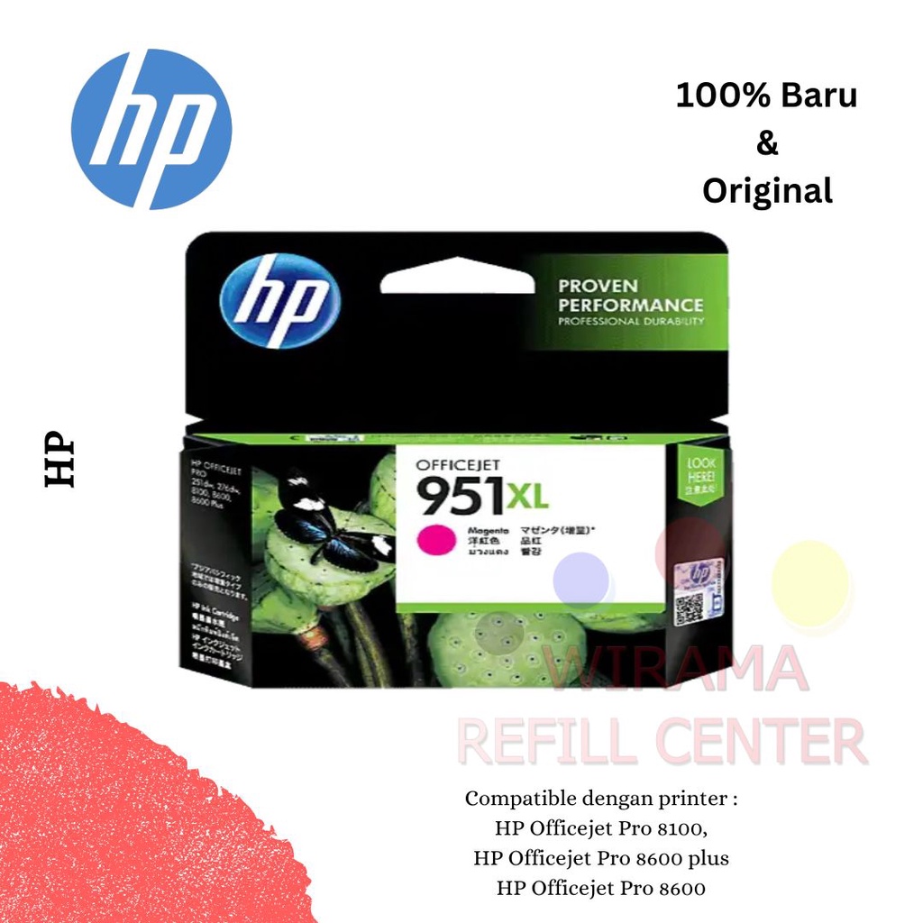 Tinta Cartridge Original HP 951 XL