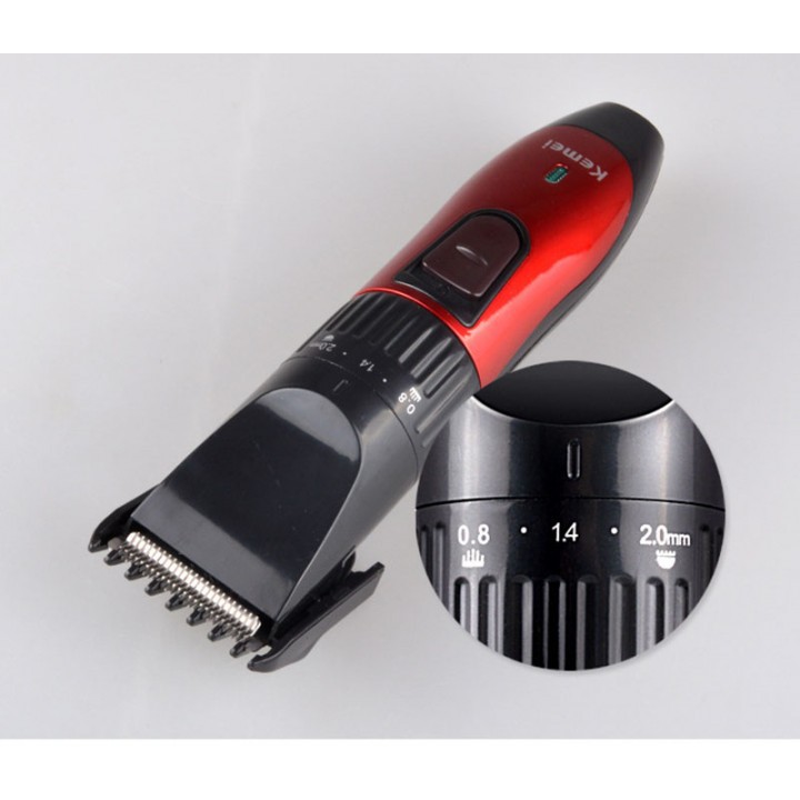 KEMEI KM-730 Rechargeable Wireless Hair Clipper Machine Razor Barber