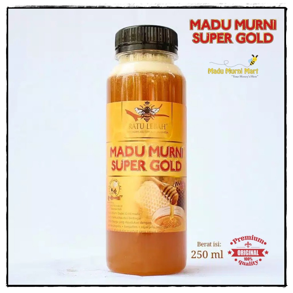 

Madu Murni Super Gold 100% Asli Fresh 250ml