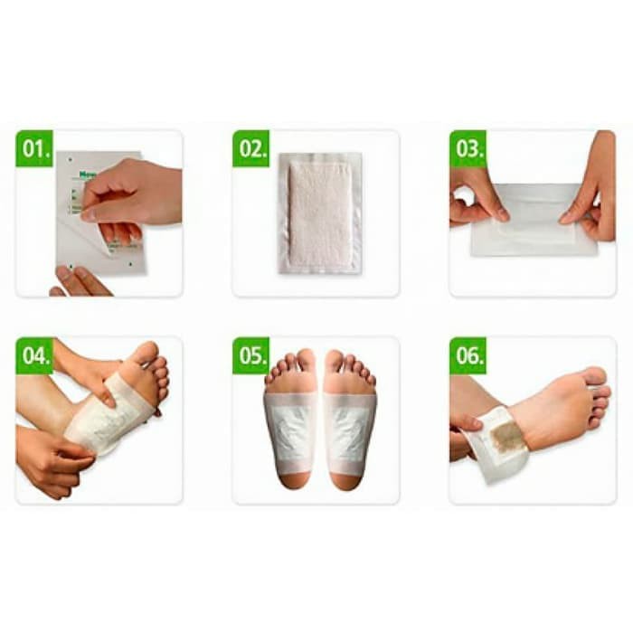 Kinoki Gold Detox Foot Patch/ Koyo Penyerap Racun - 1 Box isi 10