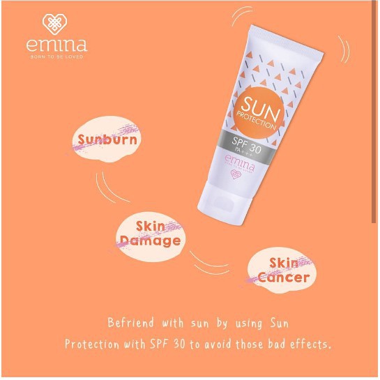 Sunblock Emina Sun Protection SPF 30 Sunblock Wajah dan Badan- bpom &amp; EMINA SUN BATTLE SPF 30 / EMINA SUN BATTLE SPF 50 PA ++++