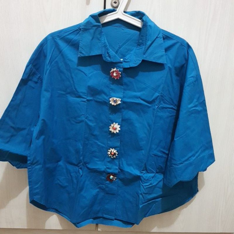 PRELOVED BAJU KEMEJA WANITA JUMBO BIG SIZE