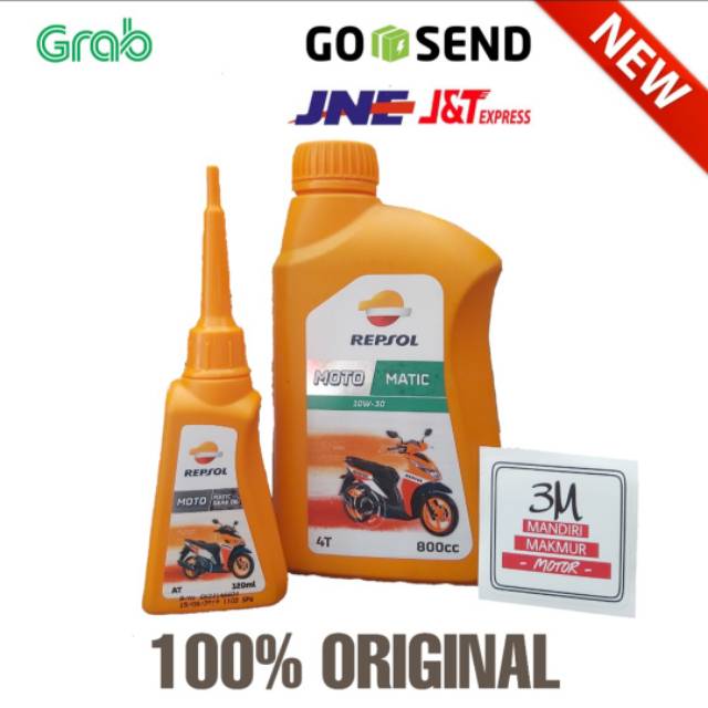 PAKET OLI REPSOL MATIC GEAR OIL MATIC REPSOL / OLI MOTOR REPSOL