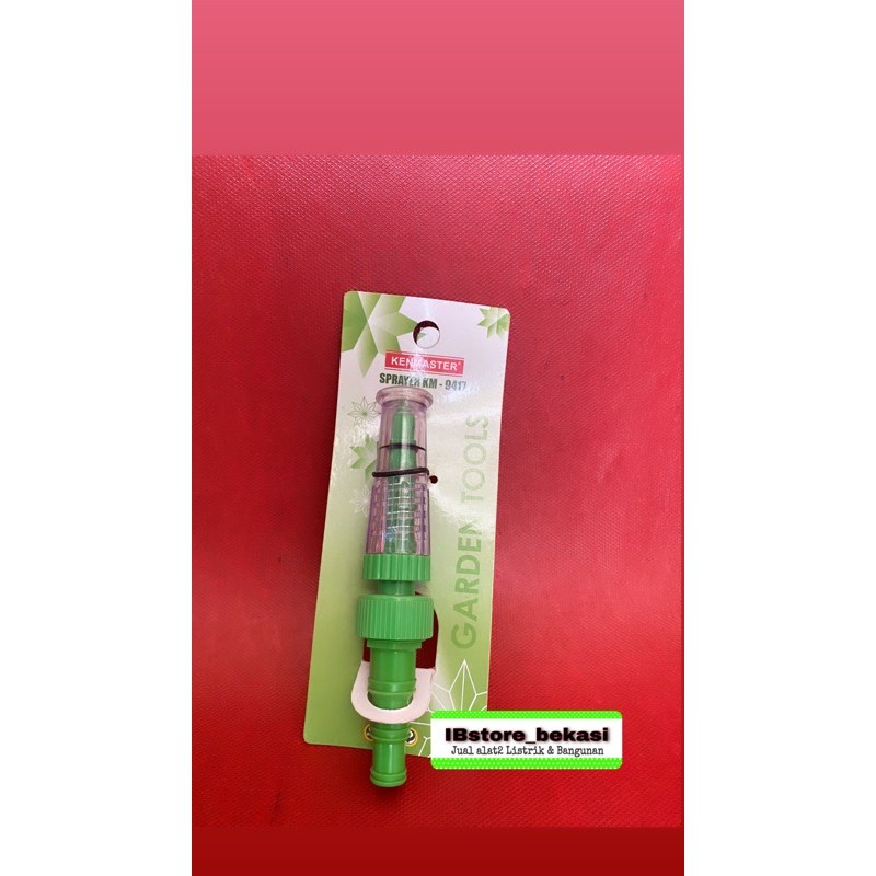 Semprotan air taman lurus Plastik