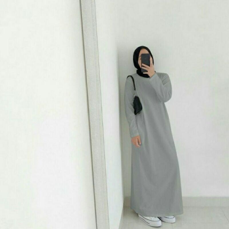 MAIRA_OFFICIALSTORE (BISA COD) Inner Dress Lengan Panjang Manset Gamis