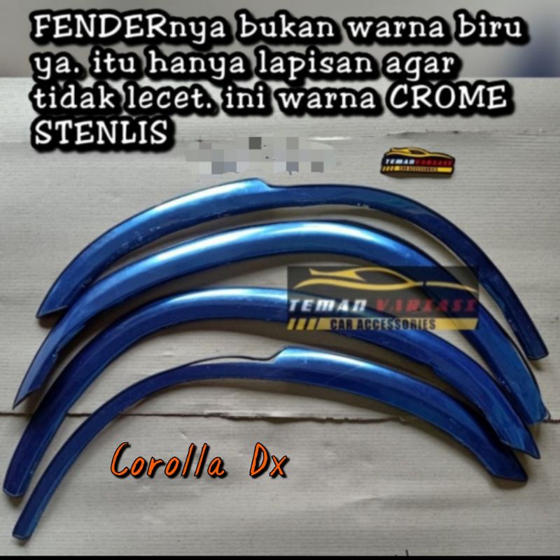 LIS LIST ATAS BAN FENDER TRIM MOBIL COROLLA DX