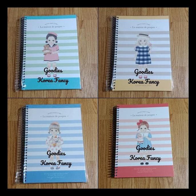 

Promo Note Book / Buku Tulis Spiral Maron La Maison De Poupee Ori Teresale95