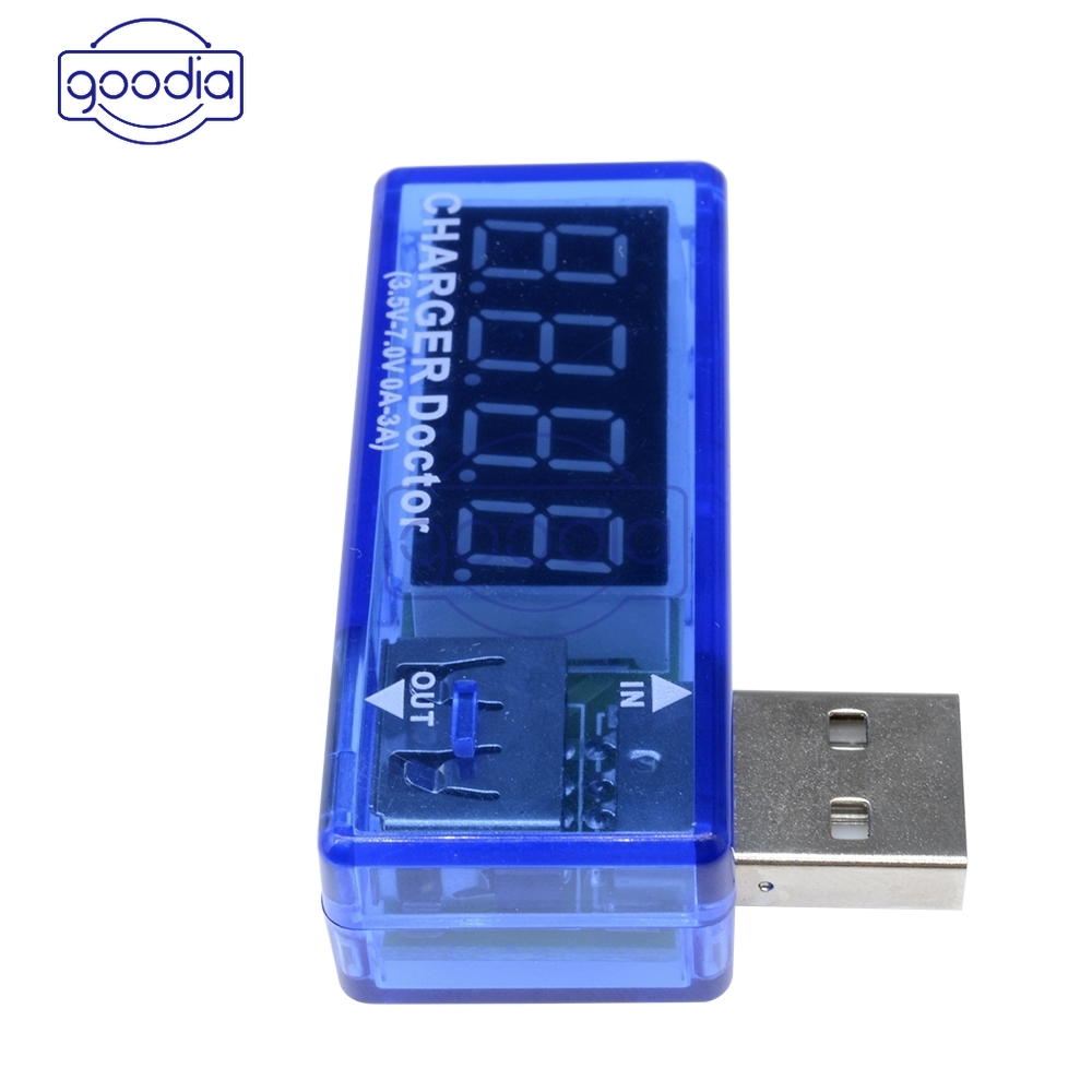 [IN STOCK/COD]Multi Tester Pengukur Tegangan USB Charger Ammeter Voltmeter Detector For Flash Disk