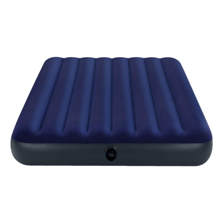 INTEX 64758 Kasur Durabeam Blue Airbed 137x191 - Classic Downy Airbed