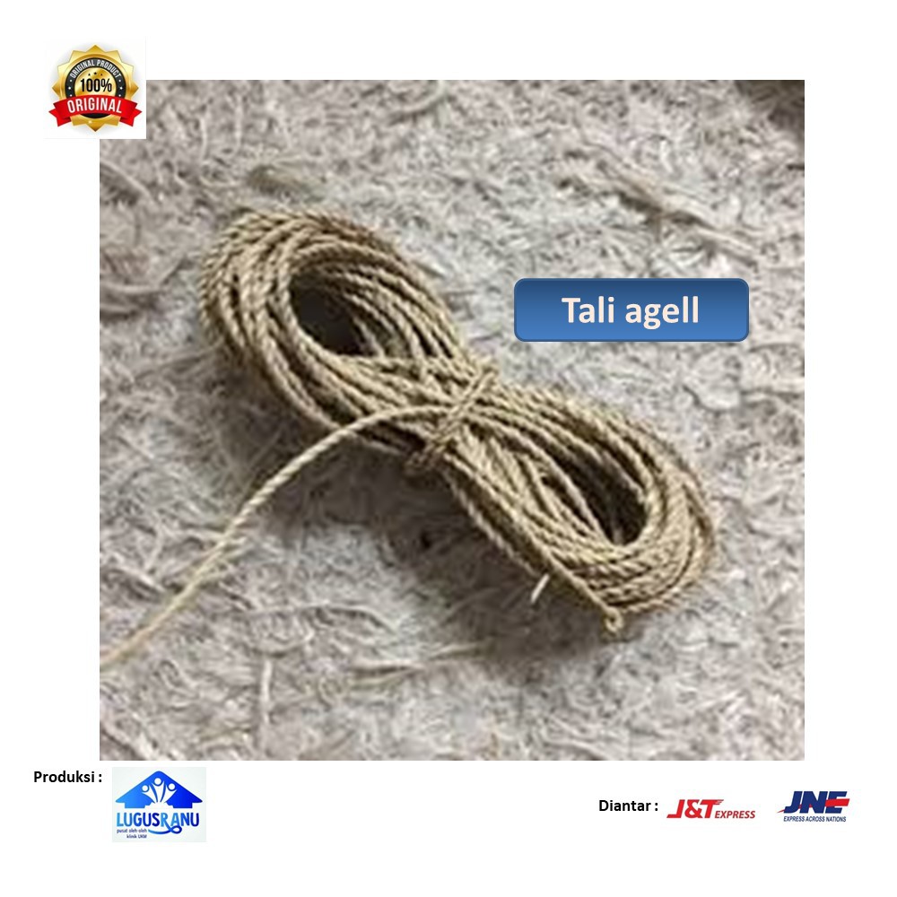 Tali Agel bahan rajut cat condo scracher Bukan Tali Goni Souvenir Tali Rajut 1mm