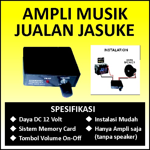 Ampli Musik Jualan Keliling Jasuke Jagung Susu Keju, MP3 Musik Jualan Jasuke