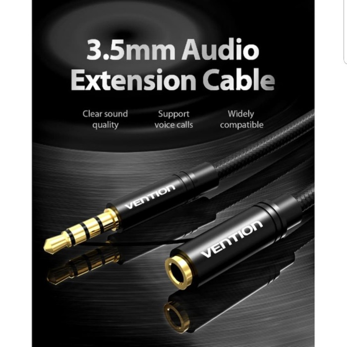 Vention BHBBI 3M kabel extension aux 3.5 audio jack male to female