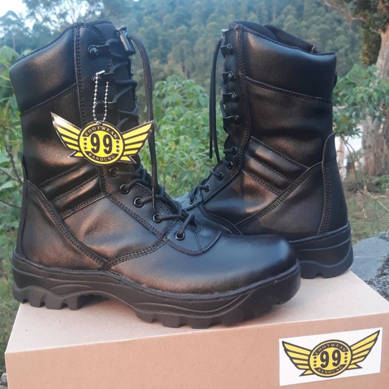 PROMO!!  SEPATU PDL TNI , POLISI , SECURITY( MURAH BERKUALITAS ) GRATIS!!! KAOS KAKI PDL