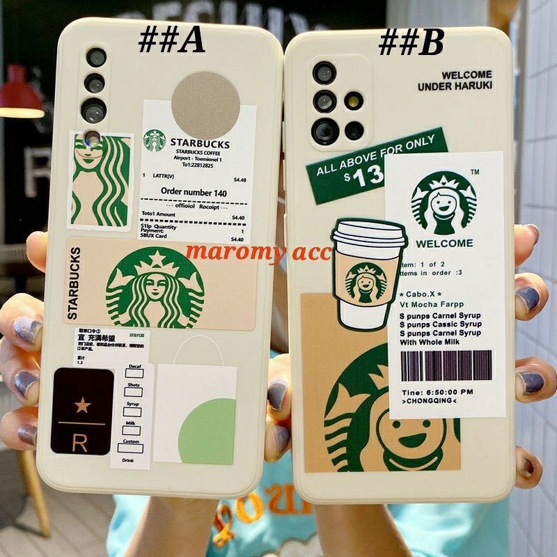 CASE STARBUCKS SOFT CASE CASING REALME 5 5i 5S 5 PRO C20 C11 2021 C3 C31 C35 C12 C15 C21 C21Y C25 C2