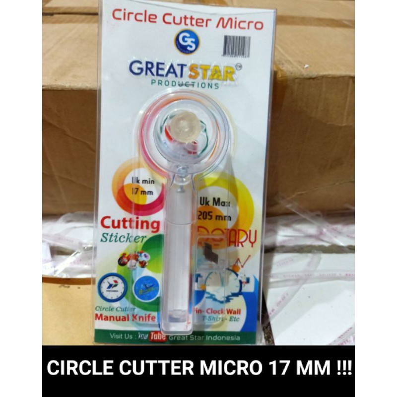 

CIRCLE CUTTER MICRO 17mm (with packing)