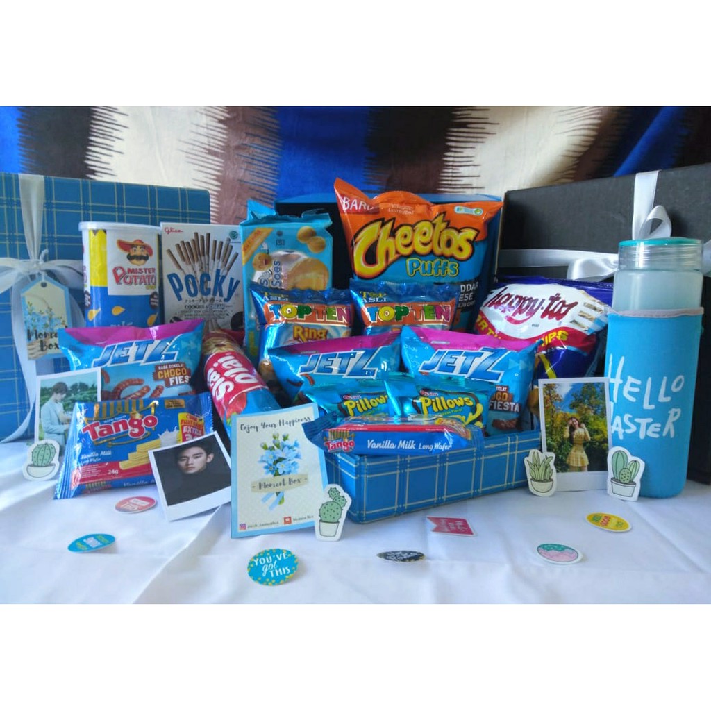 

SNACK BOX / SNACKBOX GRESIK (AMAZING HAPPINESS) / HARDBOX / FREE GREETING CARD, POLAROID, STICKER