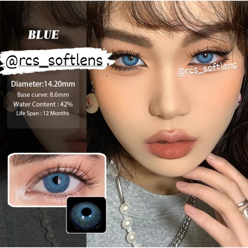 RCS✅ BACA DESKRIPSI - Softlens import Softlens korea kpop New York series normal Dan minus -1.00 s/d -5.00