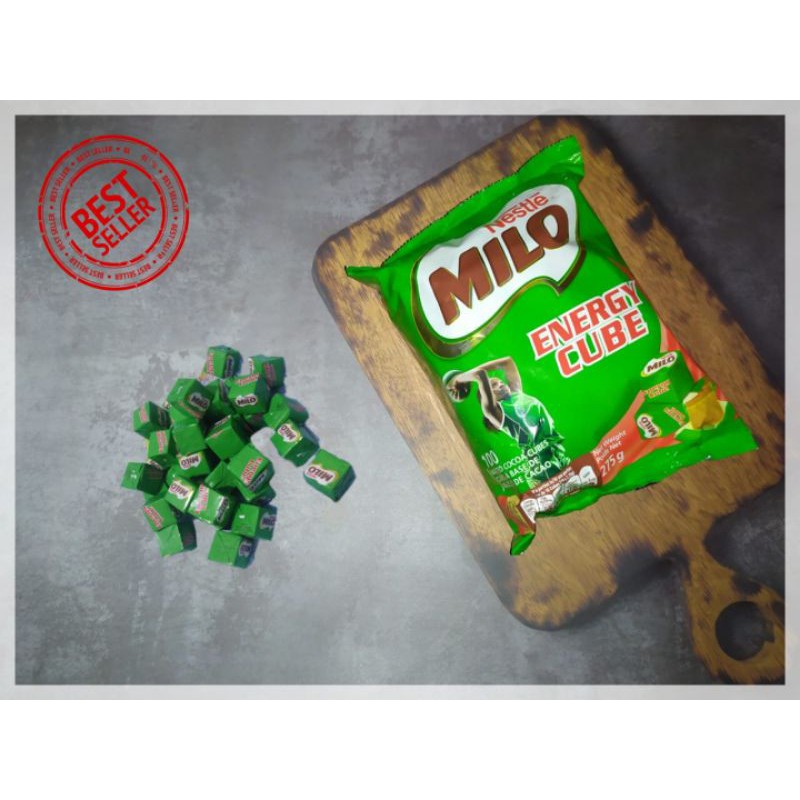 

MILO CUBE 100 COKLAT MILO CEMILAN KEKINIAN PERMEN COKELAT ENERGY CUBE MURAH