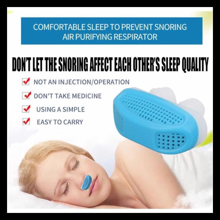 Alat dengkur anti snore for sleep sleep apnea bahan silikon