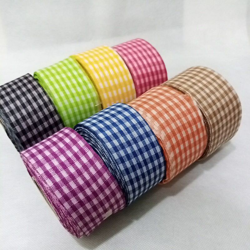Pita kotak besar / pita warna 4cm pita kado pita baju pita sovenir pita premium
