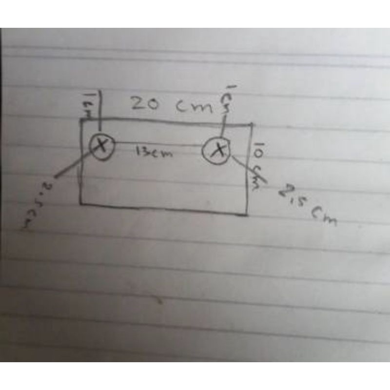 Besi plat 3mm + lubang
