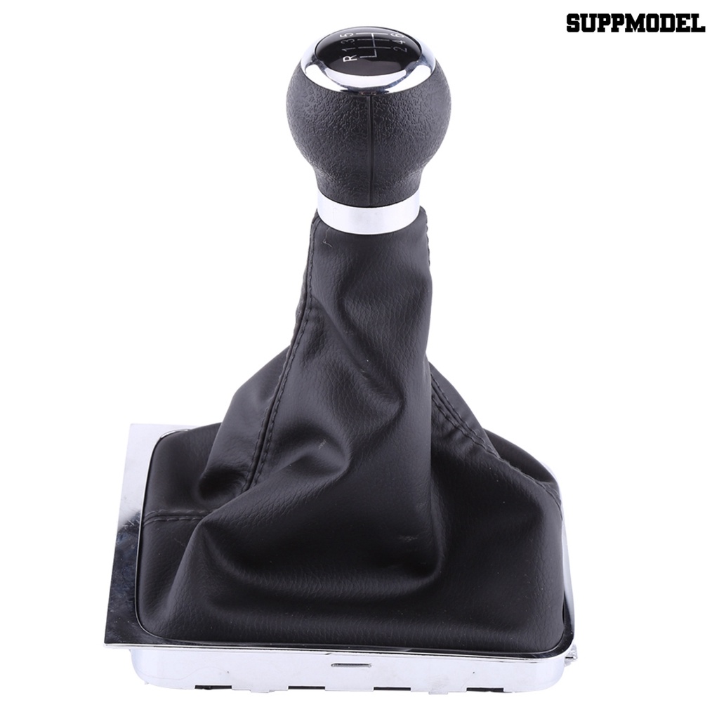 Suppmodel Shift Knob Manual 6 Percepatan Anti Gores / Debu Warna Hitam Untuk VW-Passat B6 2005-2012