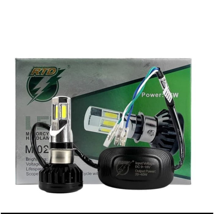 Lampu LED Motor RTD 6 Sisi Original