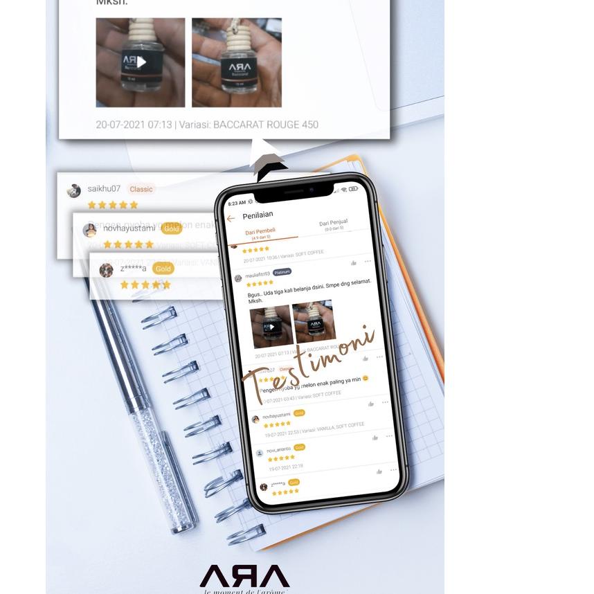 ✽ ARA Parfum Mobil Pengharum Ruangan Aroma Parfum Kelas Dunia ★