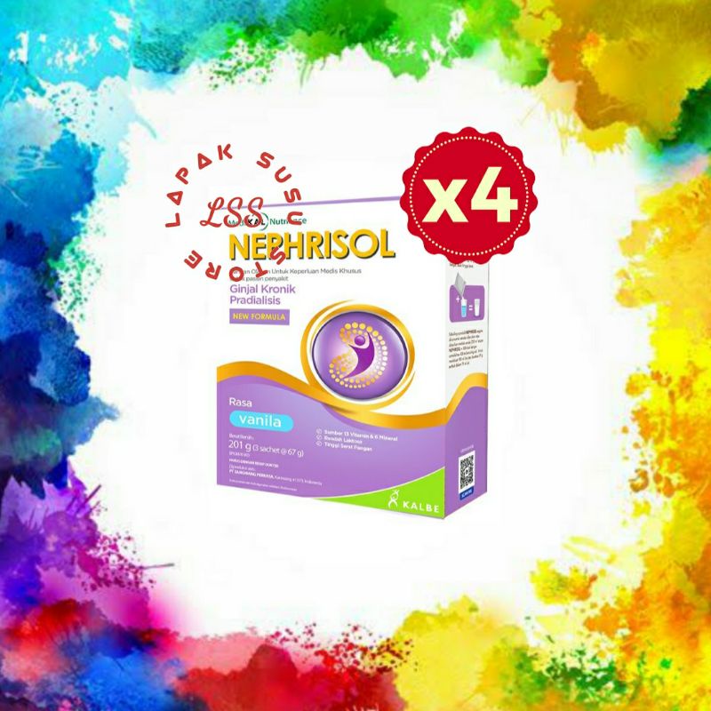 

4 BOX - NEPHRISOL VANILA CAPPUCINO 201gr