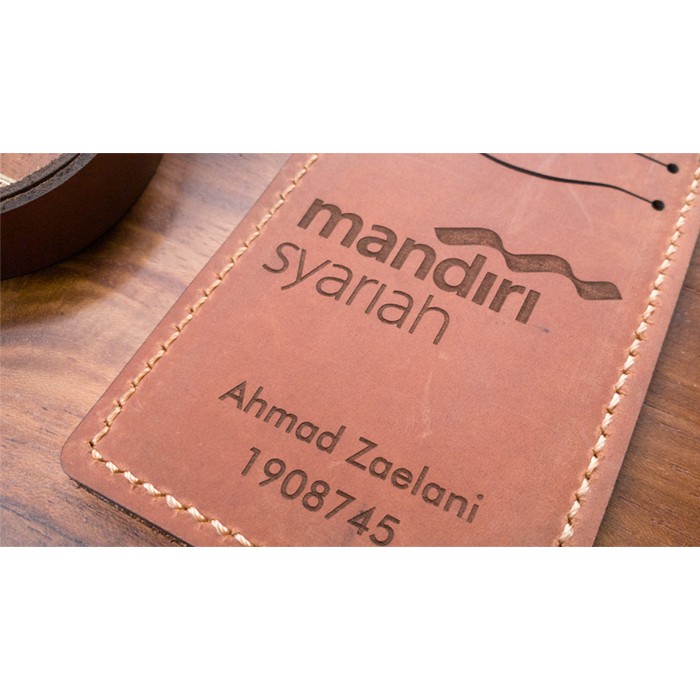 ID CARD HOLDER KULIT ASLI | NAME TAG | FREE GRAFIER NAMA &amp; LOGO